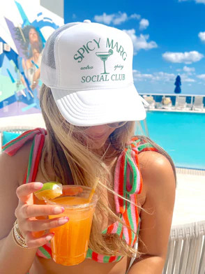 Spicy Marg Social Club Trucker Hat | KenzKustomz