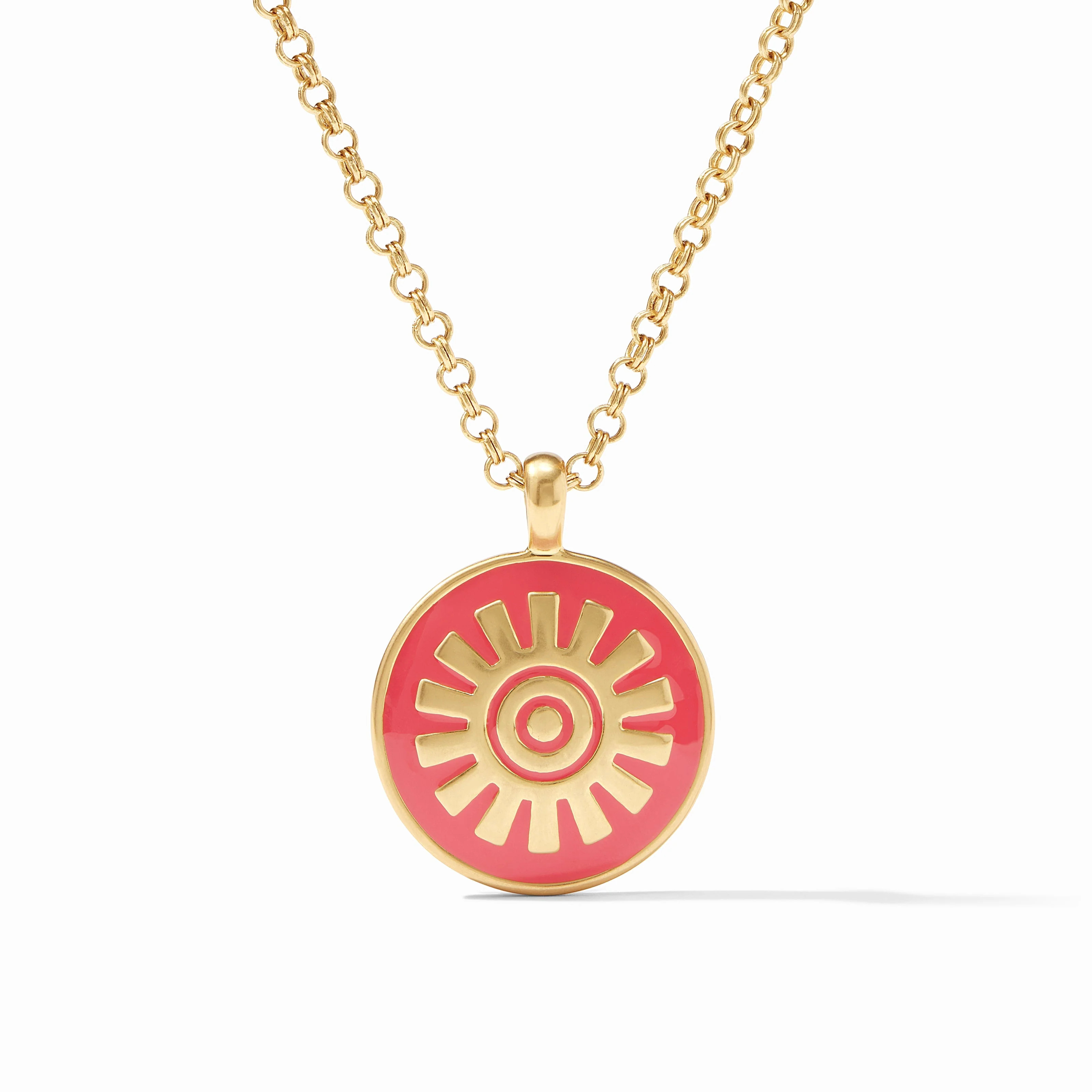Soleil Enamel Sun Pendant Necklace | Julie Vos | Julie Vos