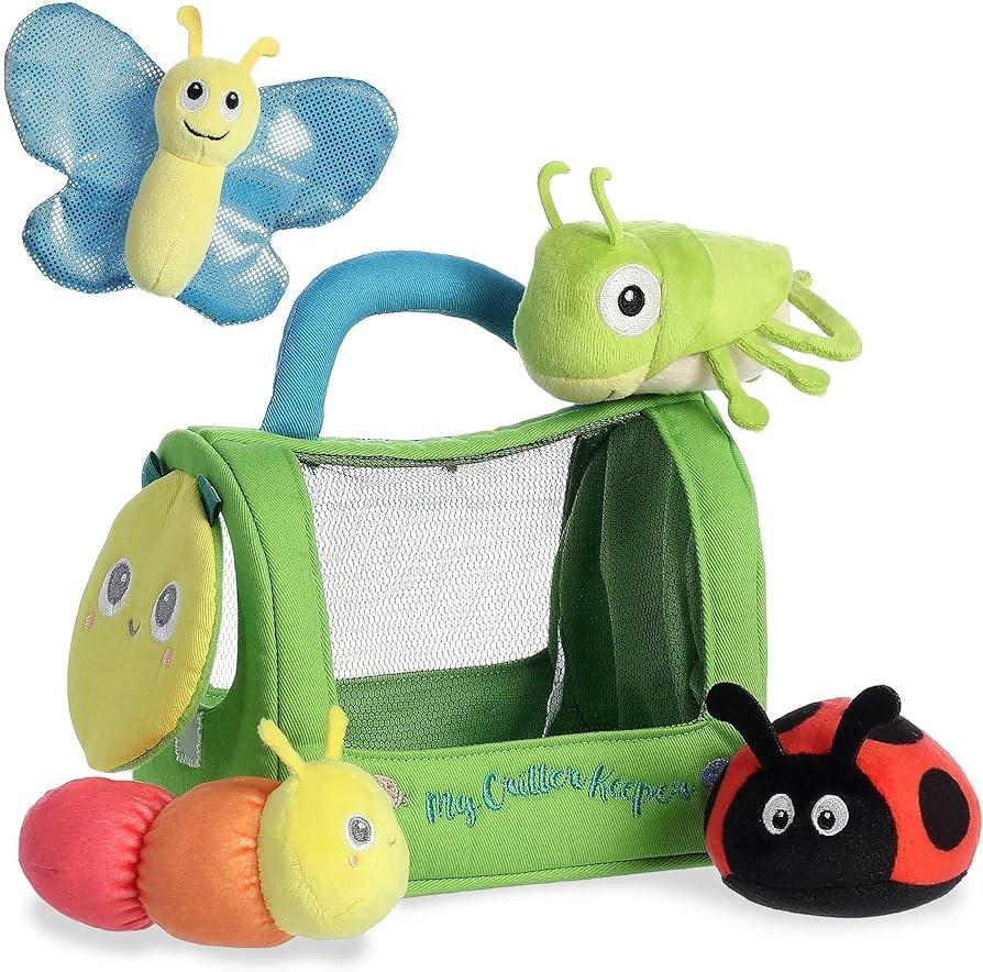 ebba™ Engaging Baby Talk™ My Critter Keeper™ Baby Stuffed Animal - Sensory Delight - Intera... | Amazon (US)