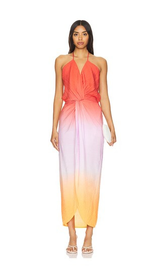 Siren Slip Dress in Mandarin Ombre | Revolve Clothing (Global)
