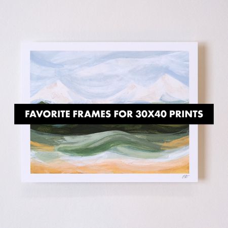 Favorite frames for my 30x40 prints!

#LTKhome