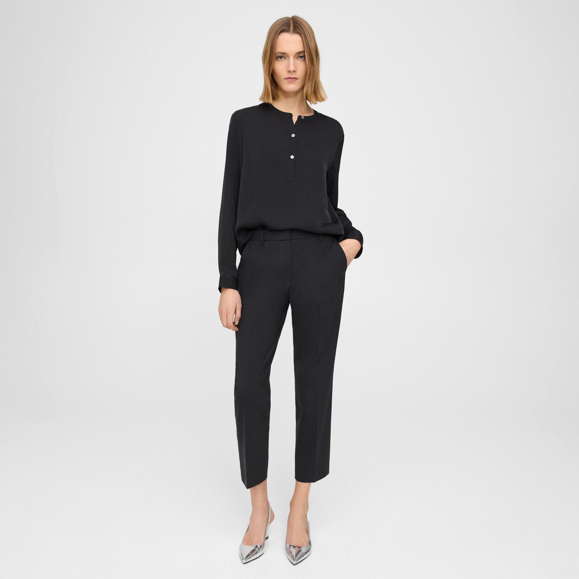 Treeca Pant in Stretch Wool | Theory
