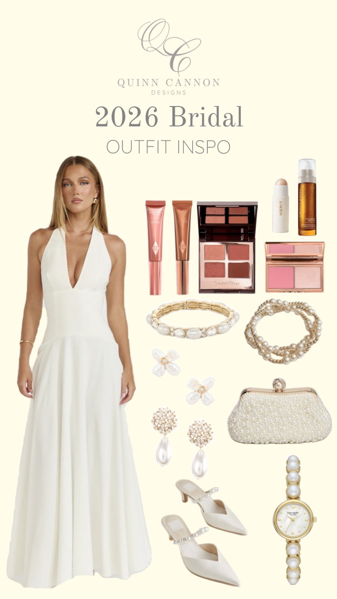 bridal, but make it timeless 🤍✨
modern bride inspo, classic silhouettes, pearl details, soft glam beauty, wedding morning essentials, elegant accessories, chic + effortless bridal style.

#bridalstyle #weddinginspo #modernbride #bridaloutfit #weddingdaylook #softglam #pearljewelry #bridalfashion #elegantstyle #bridalinspo

#LTKBeauty #LTKWedding #LTKSaleAlert