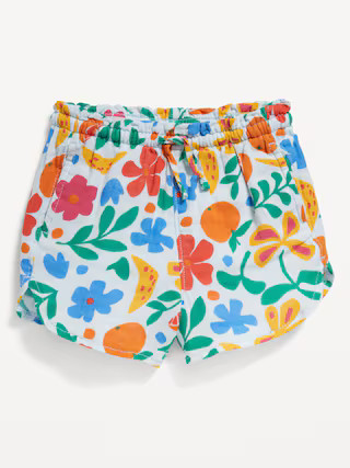 Dolphin-Hem Linen-Blend Shorts for Toddler Girls | Old Navy (US)