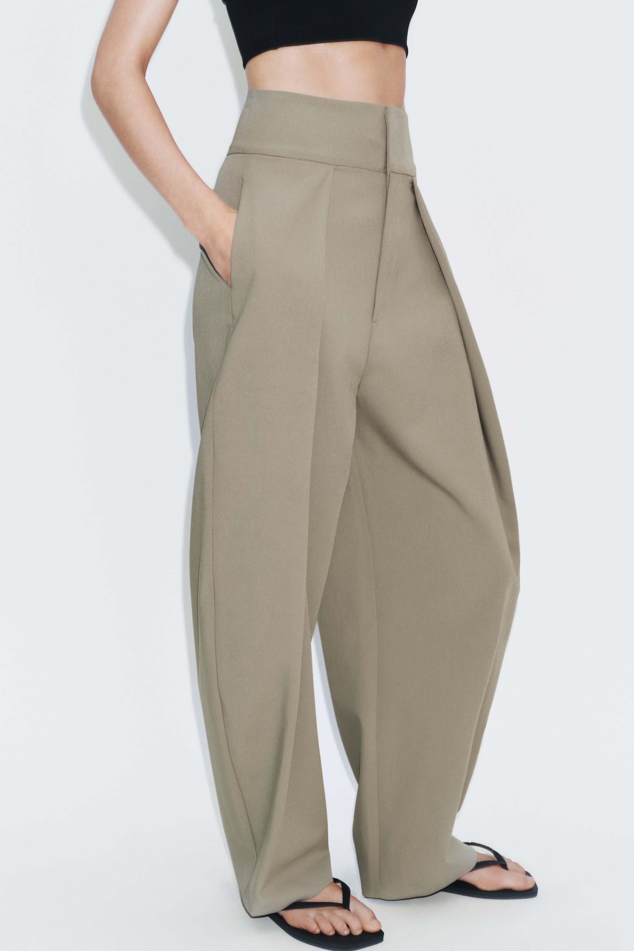 PLEATED BALLOON PANTS | Zara US