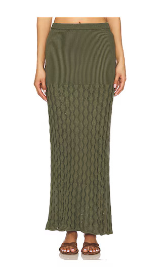 x REVOLVE Theodora Skirt in Sage | Revolve Clothing (Global)