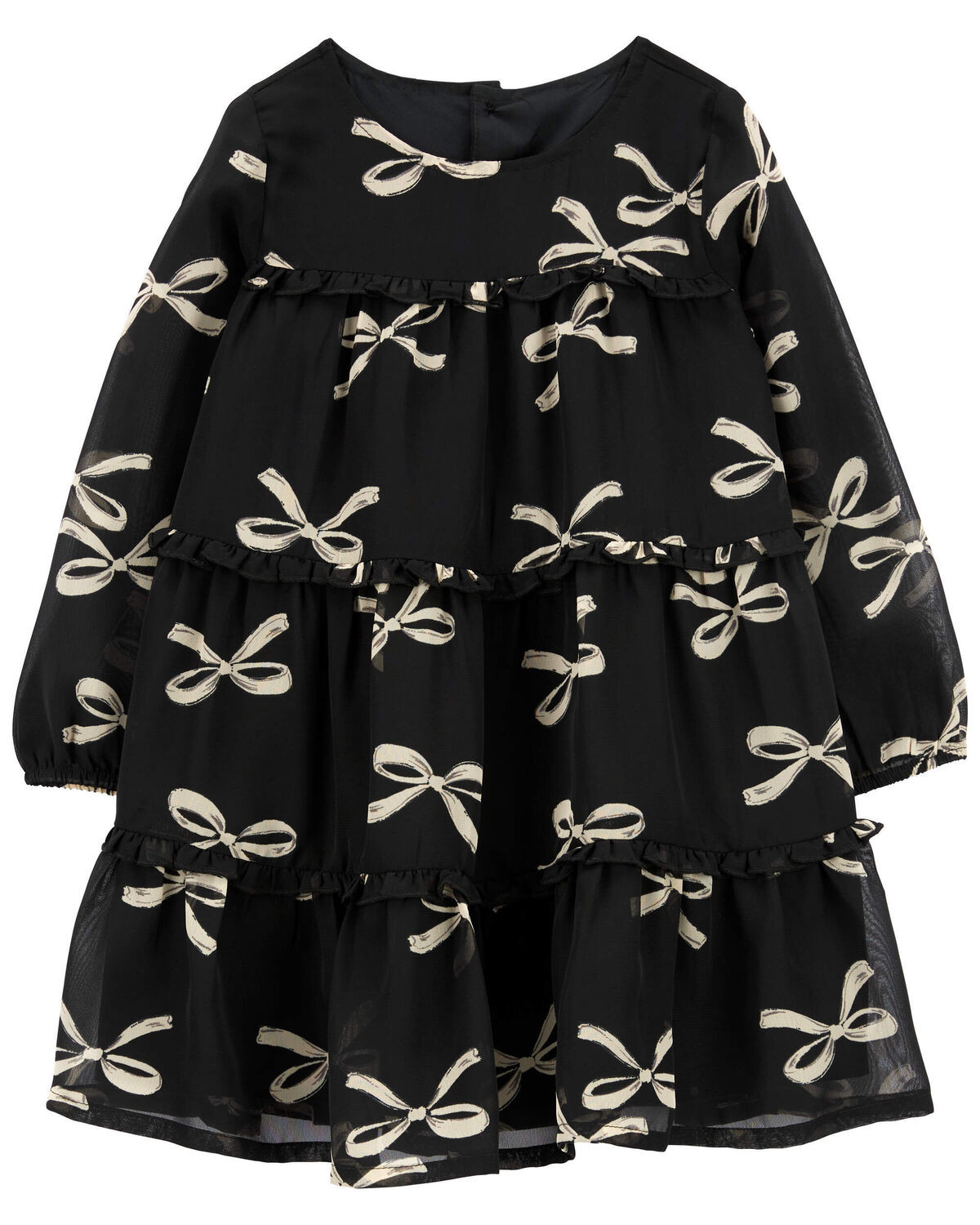 Toddler Bow Print Chiffon Holiday Dress - Carter's | Carter's | Carter's Inc