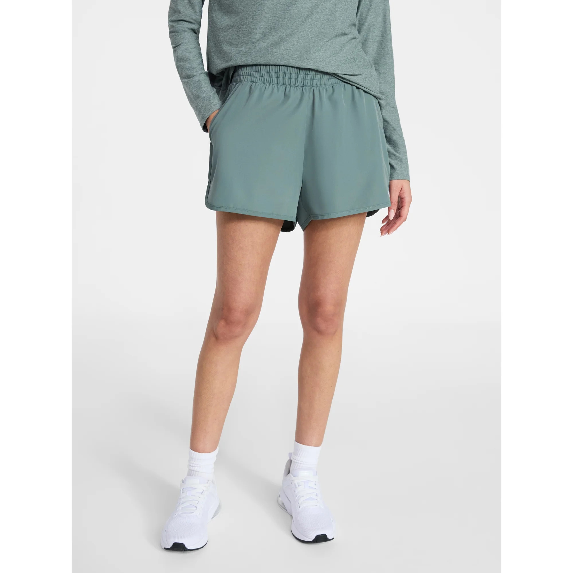 Athletic Works Women's and Women's Plus Core Running Shorts, Sizes XS-4X | Walmart (US)