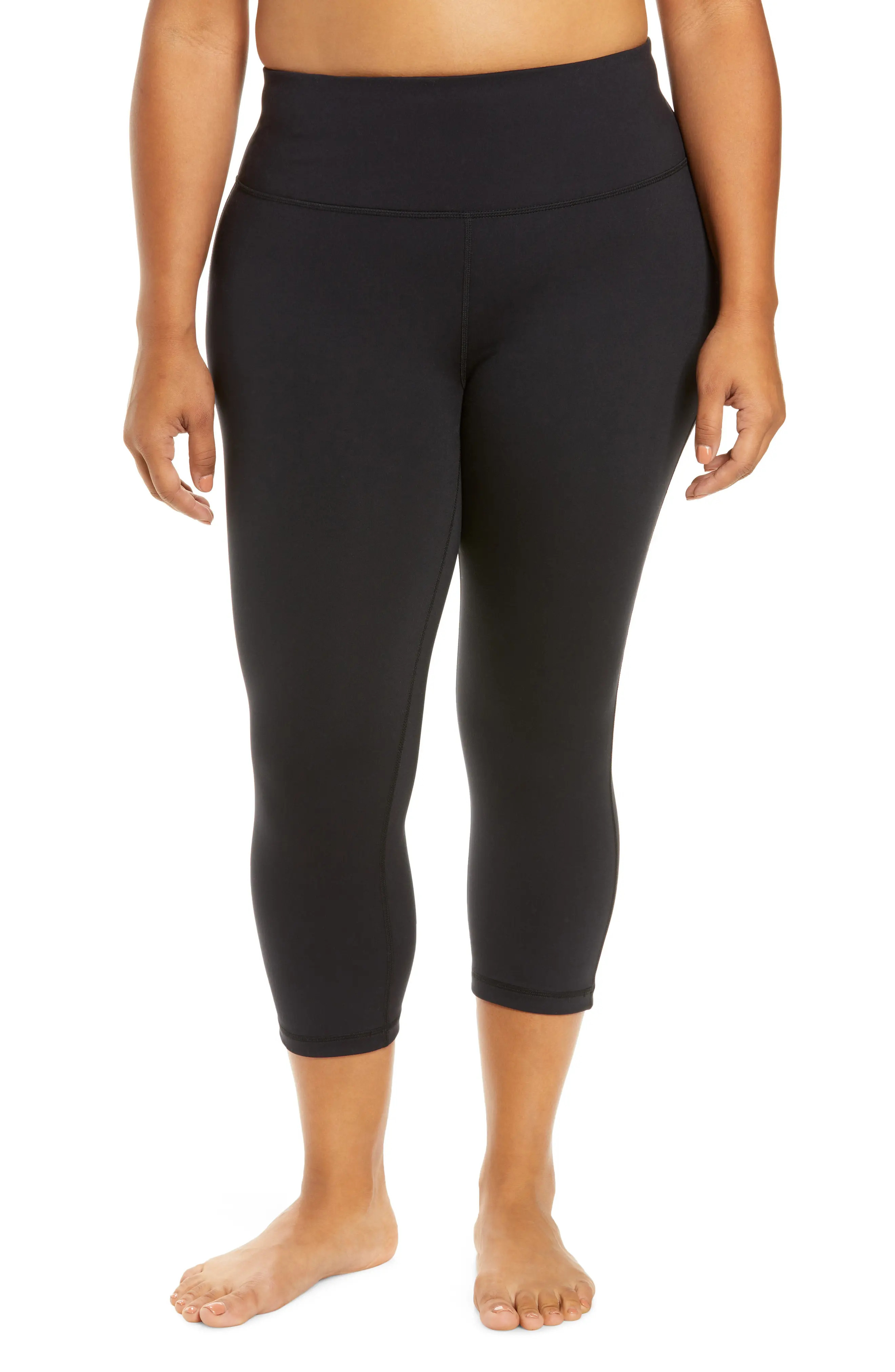 Plus Size Women's Zella Studio Lite Crop Leggings | Nordstrom