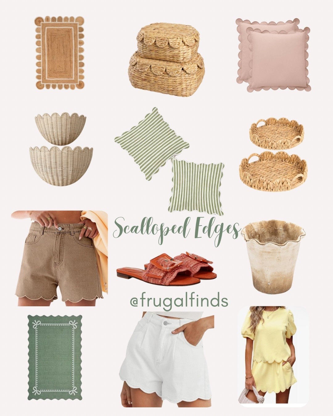 Scalloped edges are the cutest little detail! They make everything more feminine. I’m obsessed. All of these items are on sale!

#LTKHome #LTKSaleAlert #LTKootd