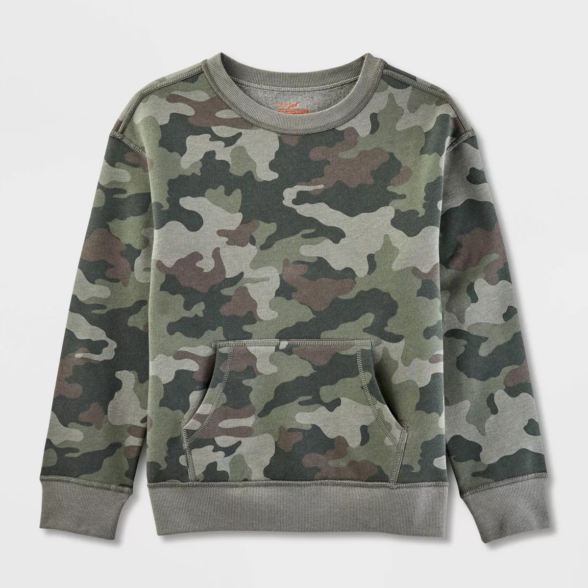 Kids' Adaptive Fleece Crewneck Sweatshirt - Cat & Jack™ | Target