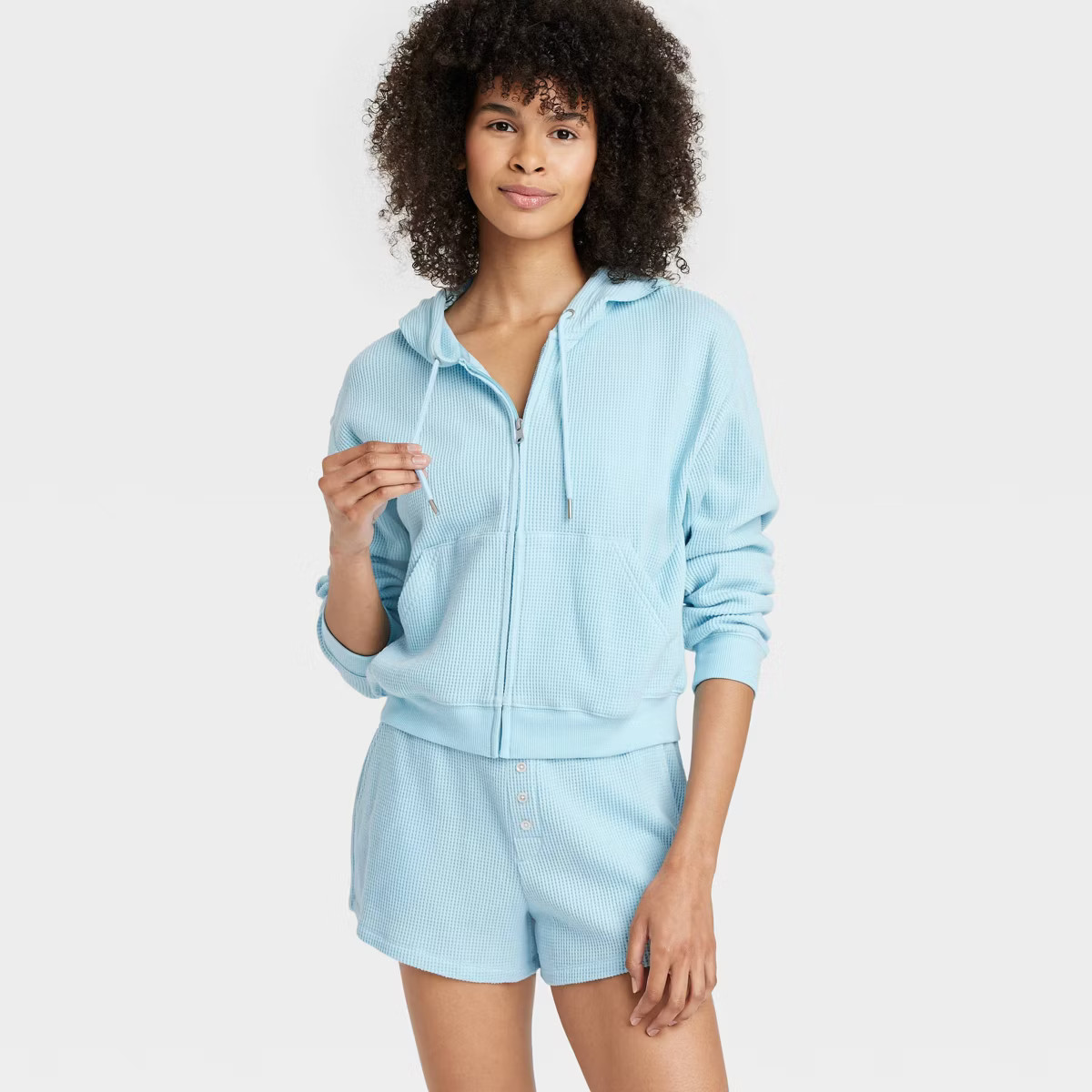 Women's Thermal Zip-Up Hoodie Sweatshirt - Auden™ | Target