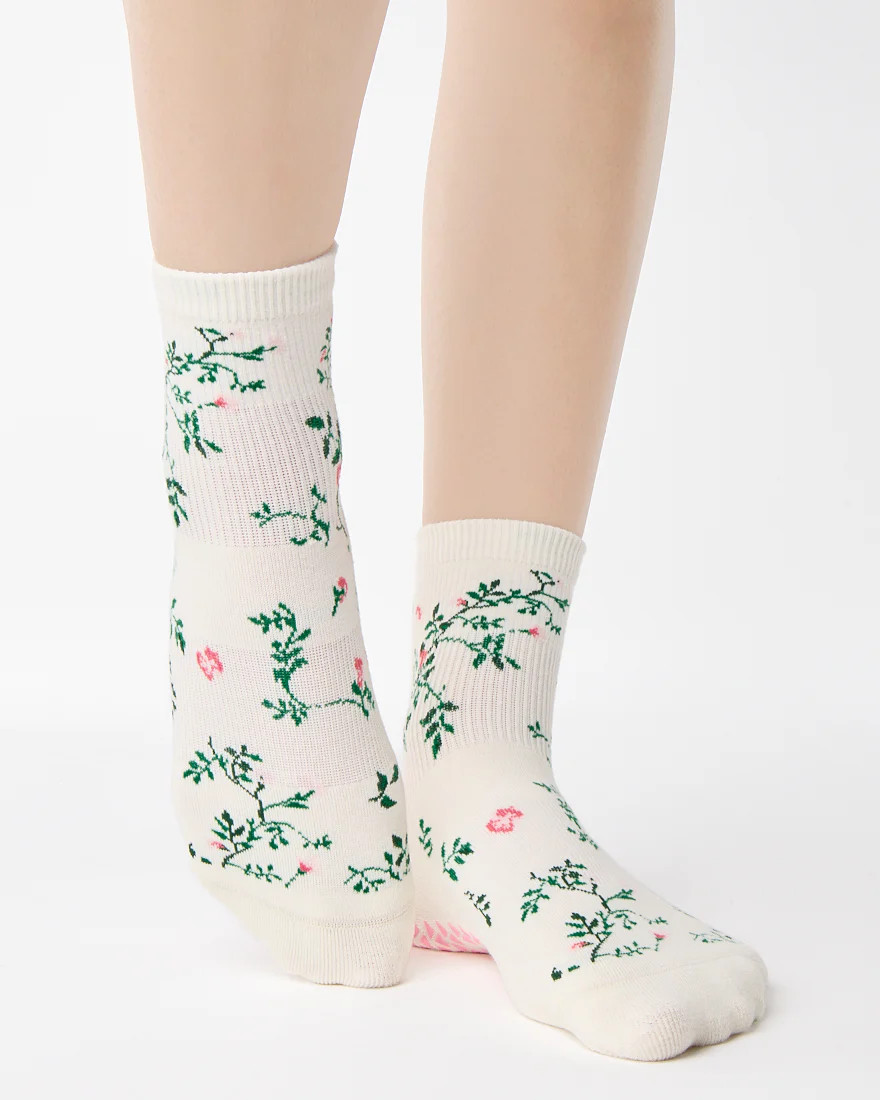 Rose Garden Ankle Grip Sock | Pointe Studio (US)