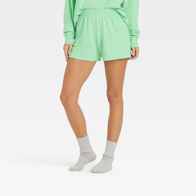 Women's French Terry Lounge Shorts - Colsie™ | Target