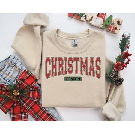 Christmas Season Sweatshirt – Festive Holiday Gift Top | Walmart (US)