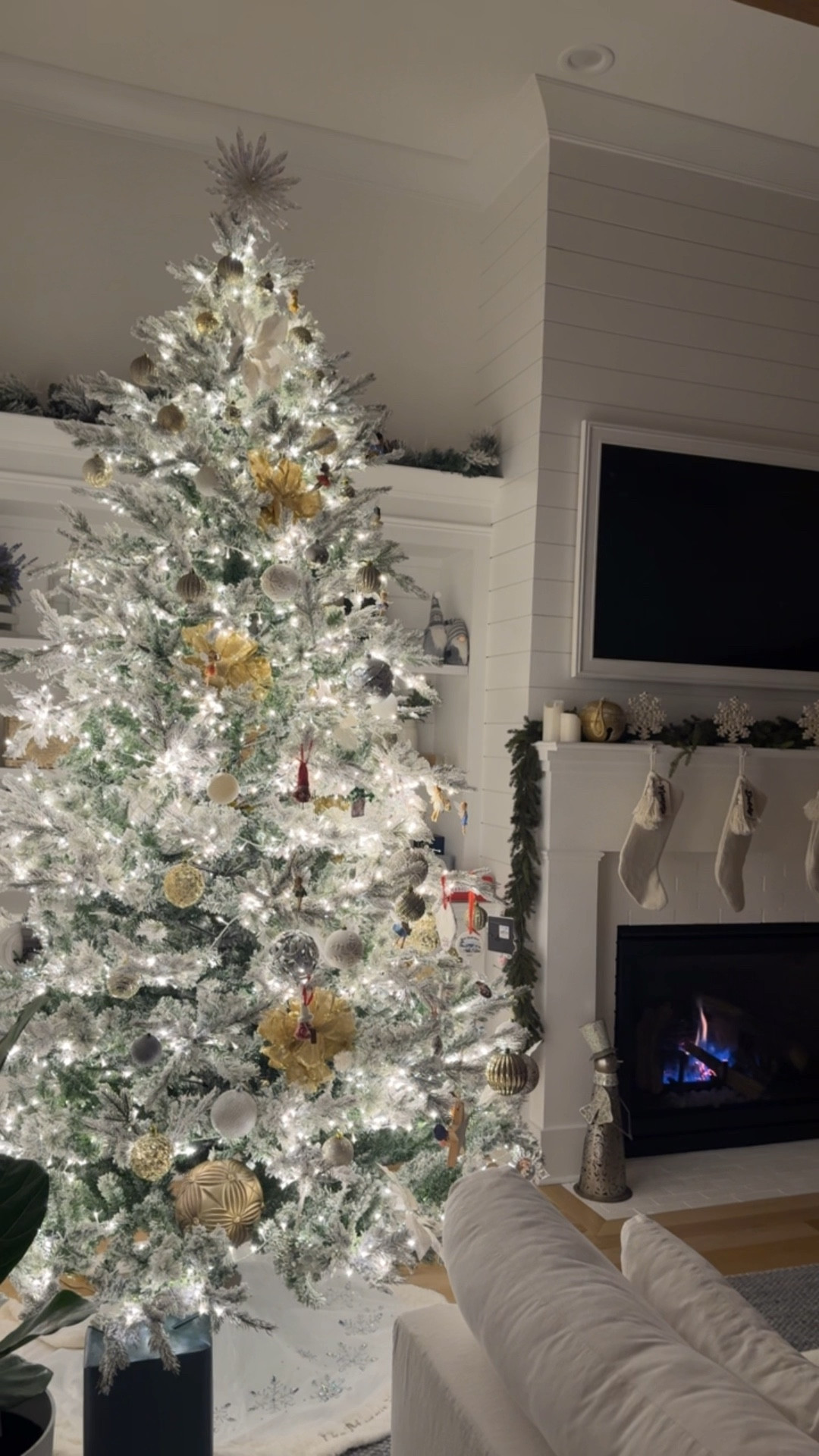 I got so many questions about my Christmas tree when I posted it to Instagram last night. It’s an investment for sure. But make sure you’re following me here on the LTK app. And click the little heart on the tree to add it to your favorites list and then you’ll be alerted when it goes on sale!

My version is very very pricey cause it’s 10 feet tall but I also link the 6.5 foot version in the 7.5 foot version that are still an investment but less expensive. And everybody needs a 10 foot tree.
