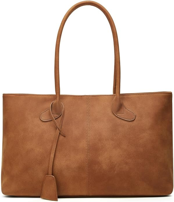 Suede Tote for Women Winter Fall Shoulder Bag Trendy Crossbody Bags Hobo Handbag Slouchy Hobo Bag... | Amazon (US)
