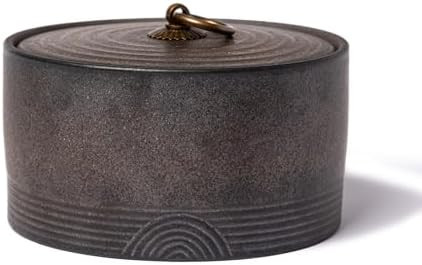 Ceramic Canister,16.9 Oz /500ml Food Storage Jar for Tea,Coffee Beans,Herb,Candy,Spices,Nuts (Sto... | Amazon (US)