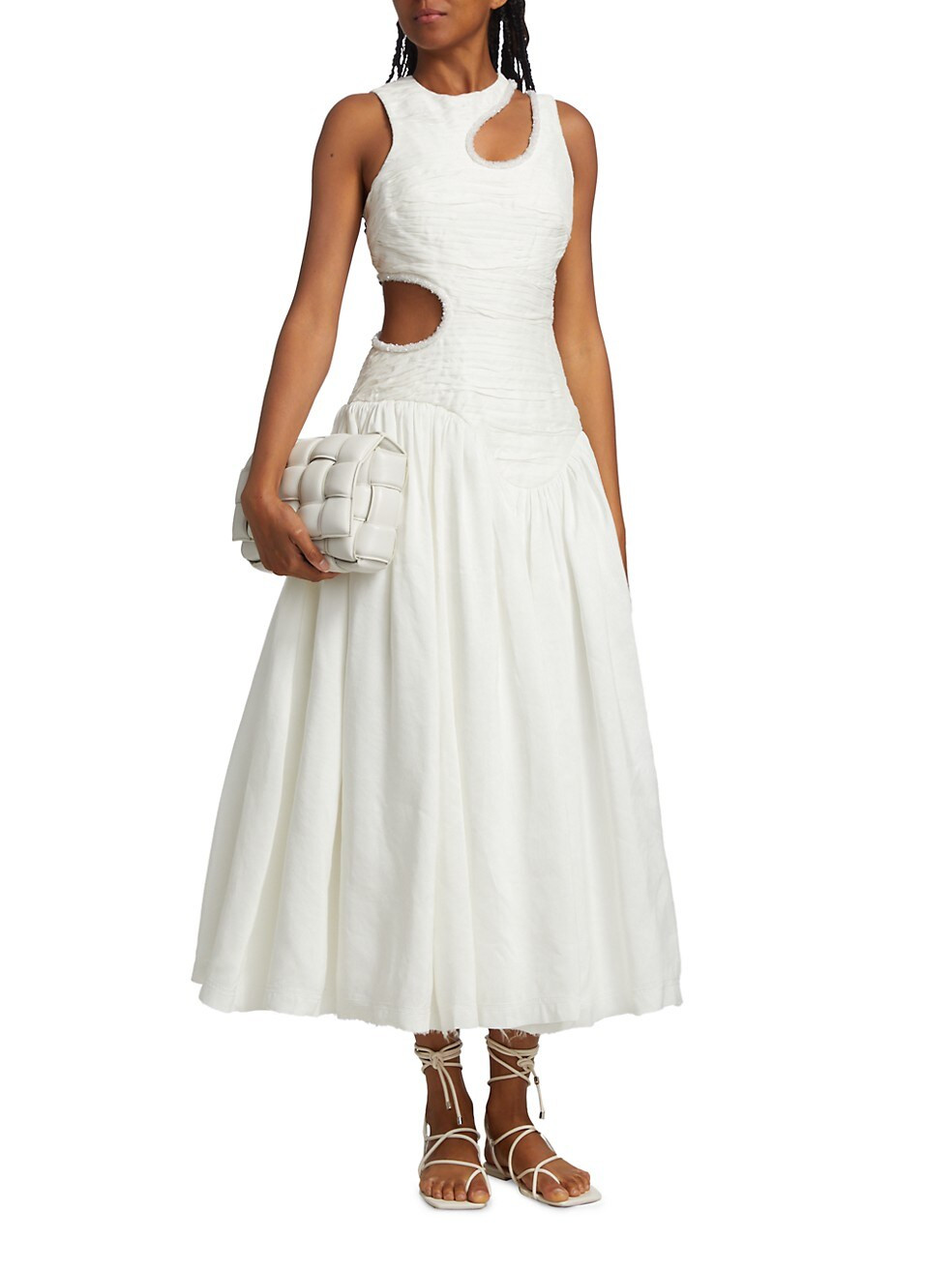 Jolie Abstract Cut-Out Midi-Dress | Saks Fifth Avenue