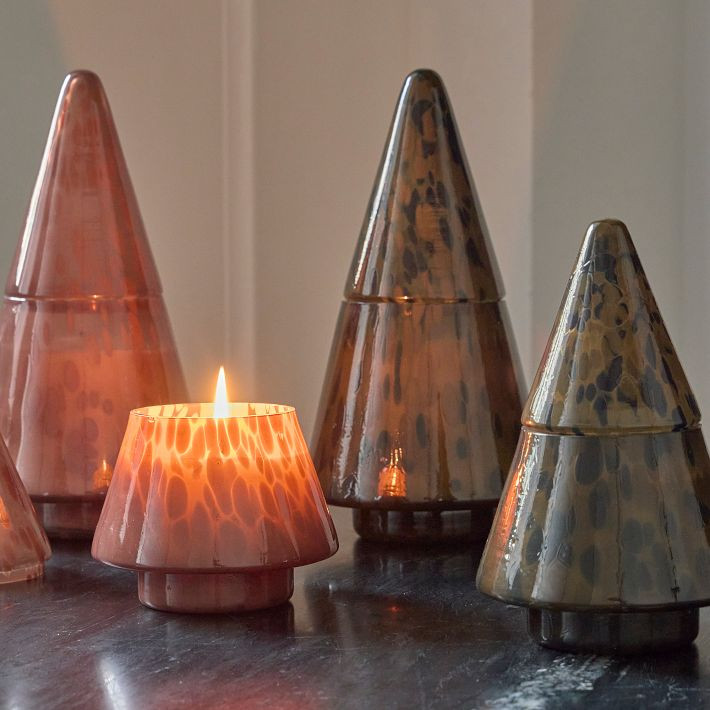 Lidded Glass Filled Tree Candle | West Elm (US)