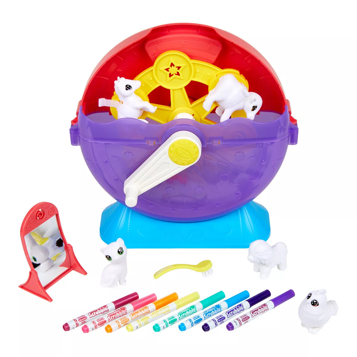 Crayola Scribble Scrubbie Pets Spin & Wash Carnival Playset | Kohl's