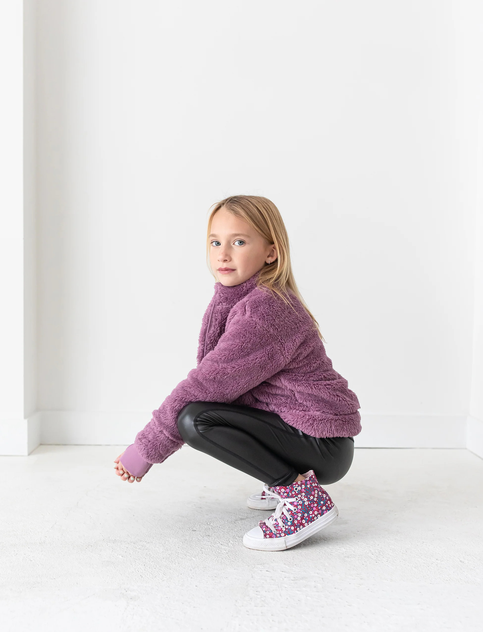 GIRLS 2-6 COZY UP SHERPA JACKET – Jill Yoga | Jill Yoga