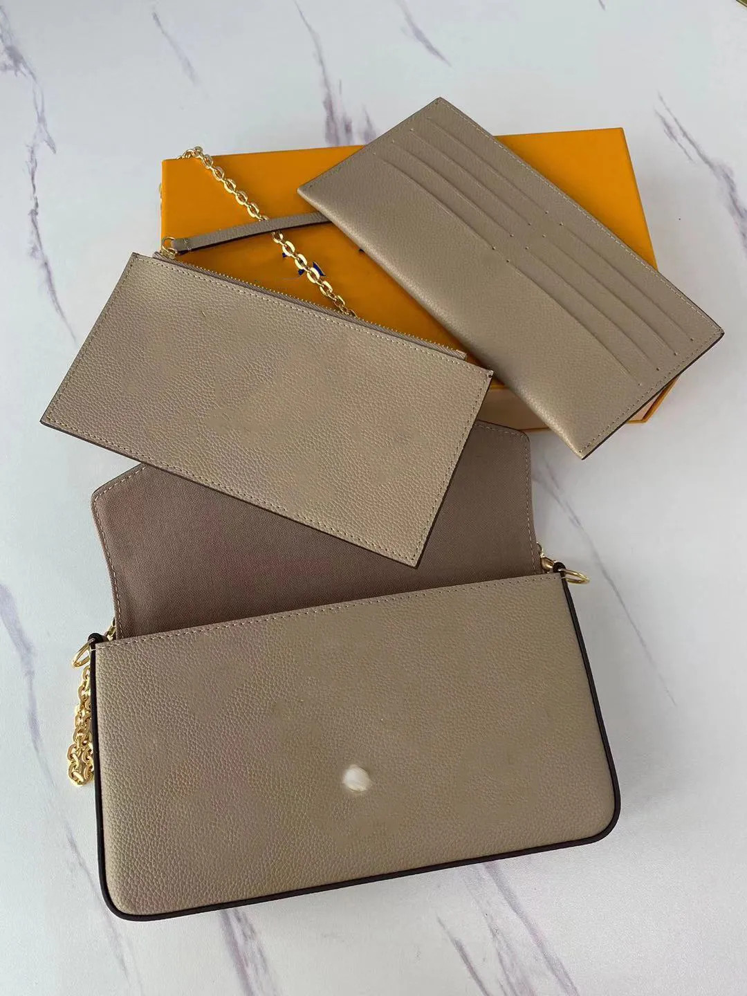 High-quality 3-piece Bags Fashion bag handbag wallet bags Women Crossbody Bag Genuine Leather Han... | DHGate