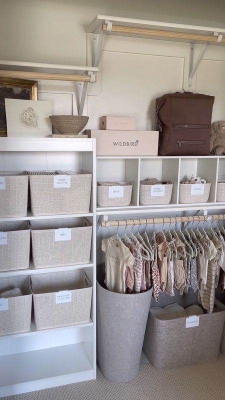 organize my nursery closet with me 🤍 

nursery organization | nursery closet | neutral baby | nursery design | nesting | baby essentials

#LTKbaby #LTKkids #LTKhome