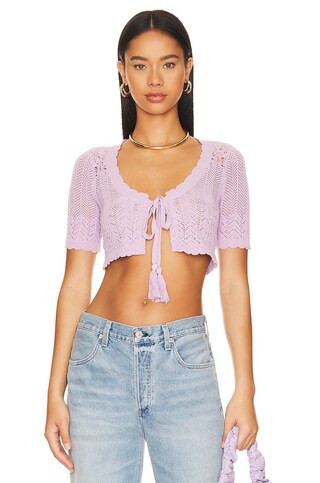 Sancia Pointelle Cropped Top
                    
                    Tularosa | Revolve Clothing (Global)