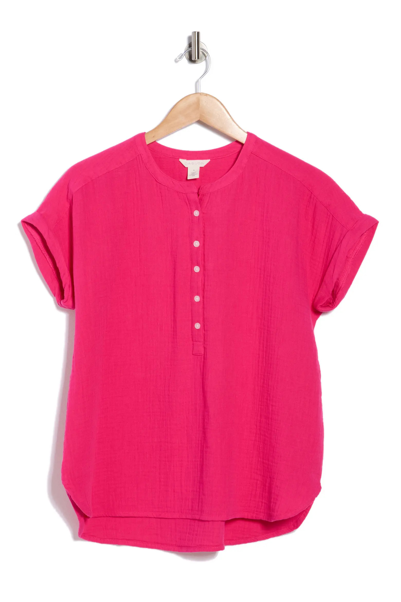 Cotton Gauze Henley Top (Women) | Nordstromrack | Nordstrom Rack