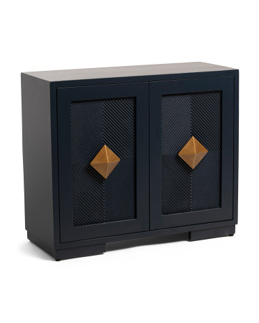 32x28in Diamond Handle 2 Door Cabinet | TJ Maxx