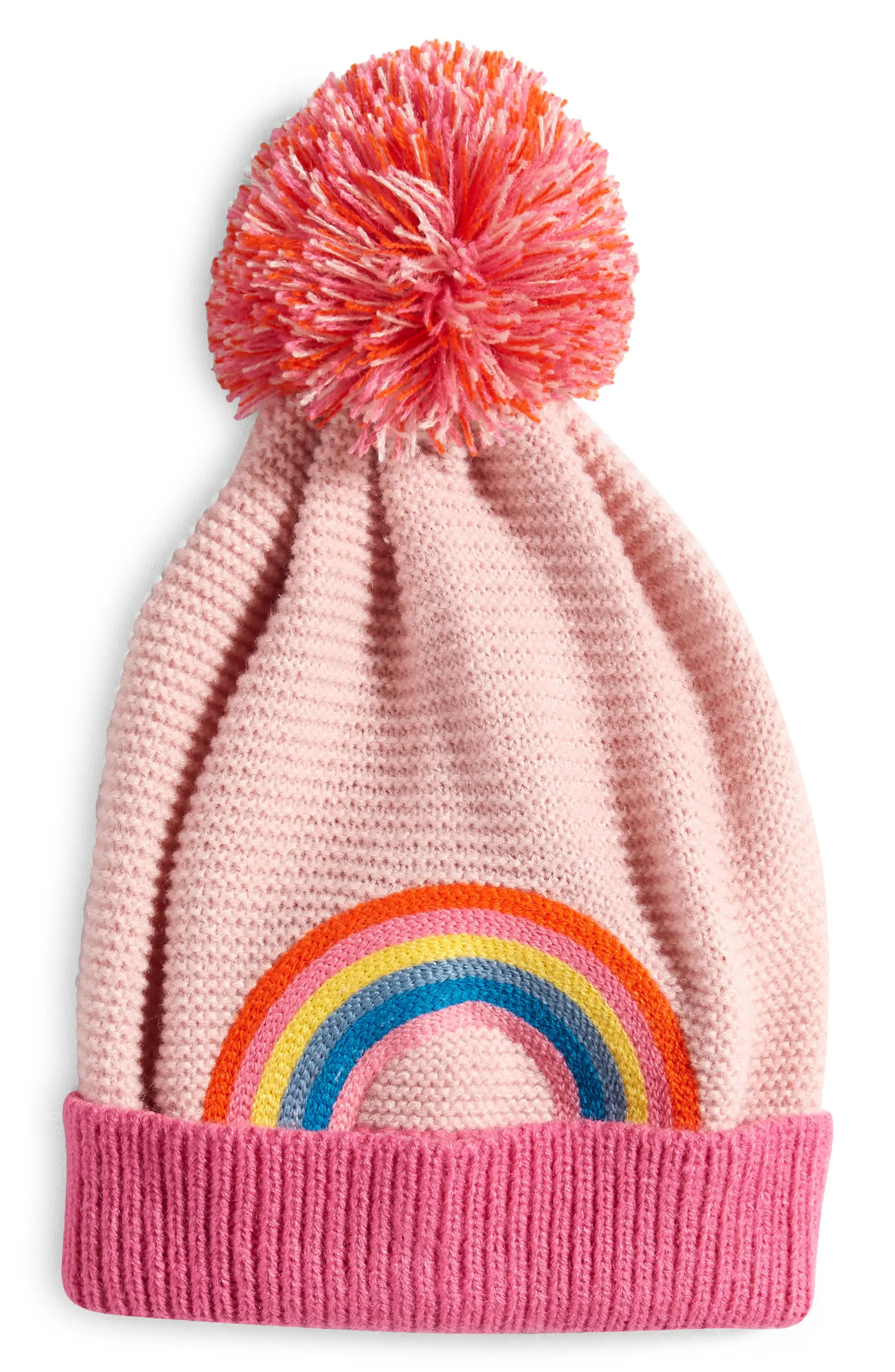 Ruby & Ry Kids' Rainbow Pom Beanie | Nordstrom | Nordstrom