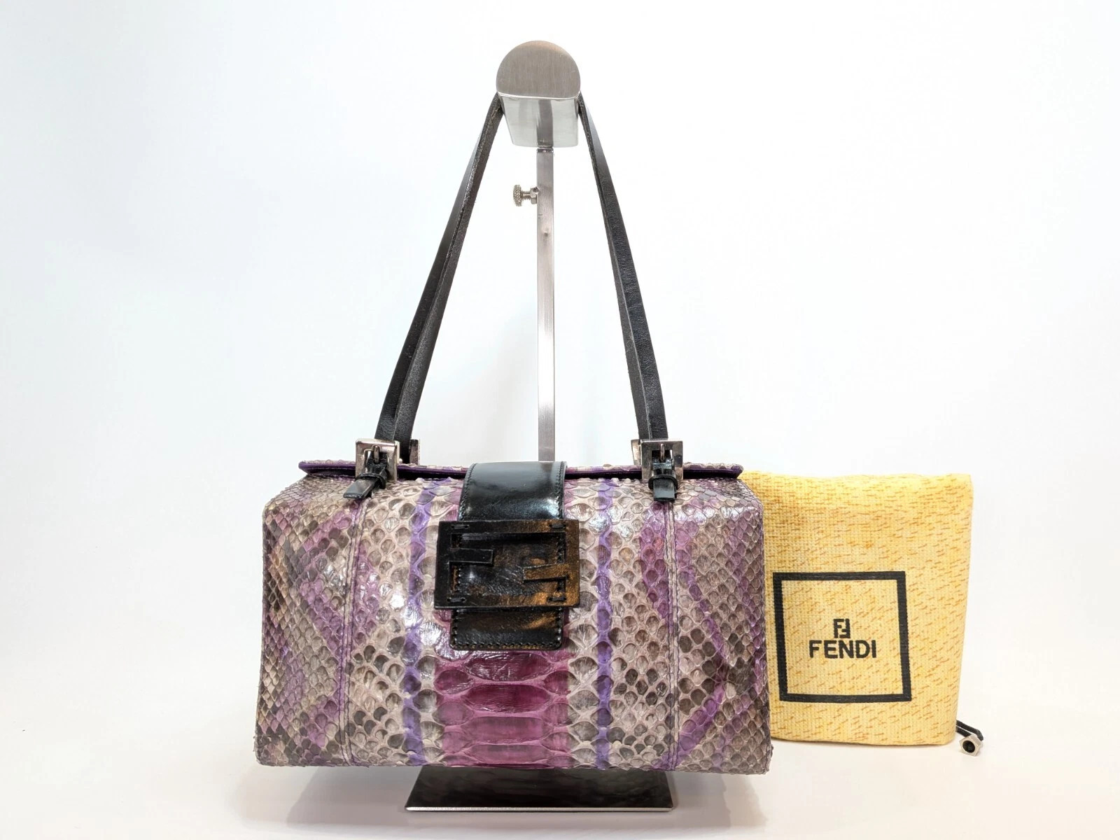 Rare* FENDI mamma bag handbag purse Purple Authentic | eBay US