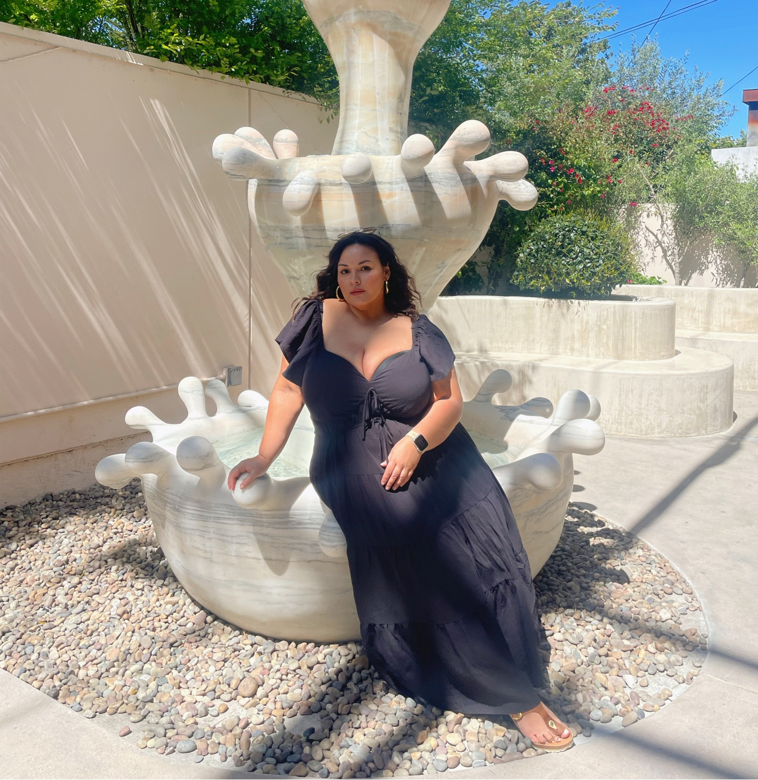 Wore this beautiful spring dress from Eloquii around Melrose with the kiddo. Absolutely comfy and easy to wear. Perfect for a shopping trip or lunch date! Today, we visited Glossier Alley and did a little shopping and snacking at Alfred Tea. ☕️✨💕

Wearing a size 18 in dress. I wear an 18/20 in most brands. 

#LTKstyletip #LTKshoecrush #LTKcurves