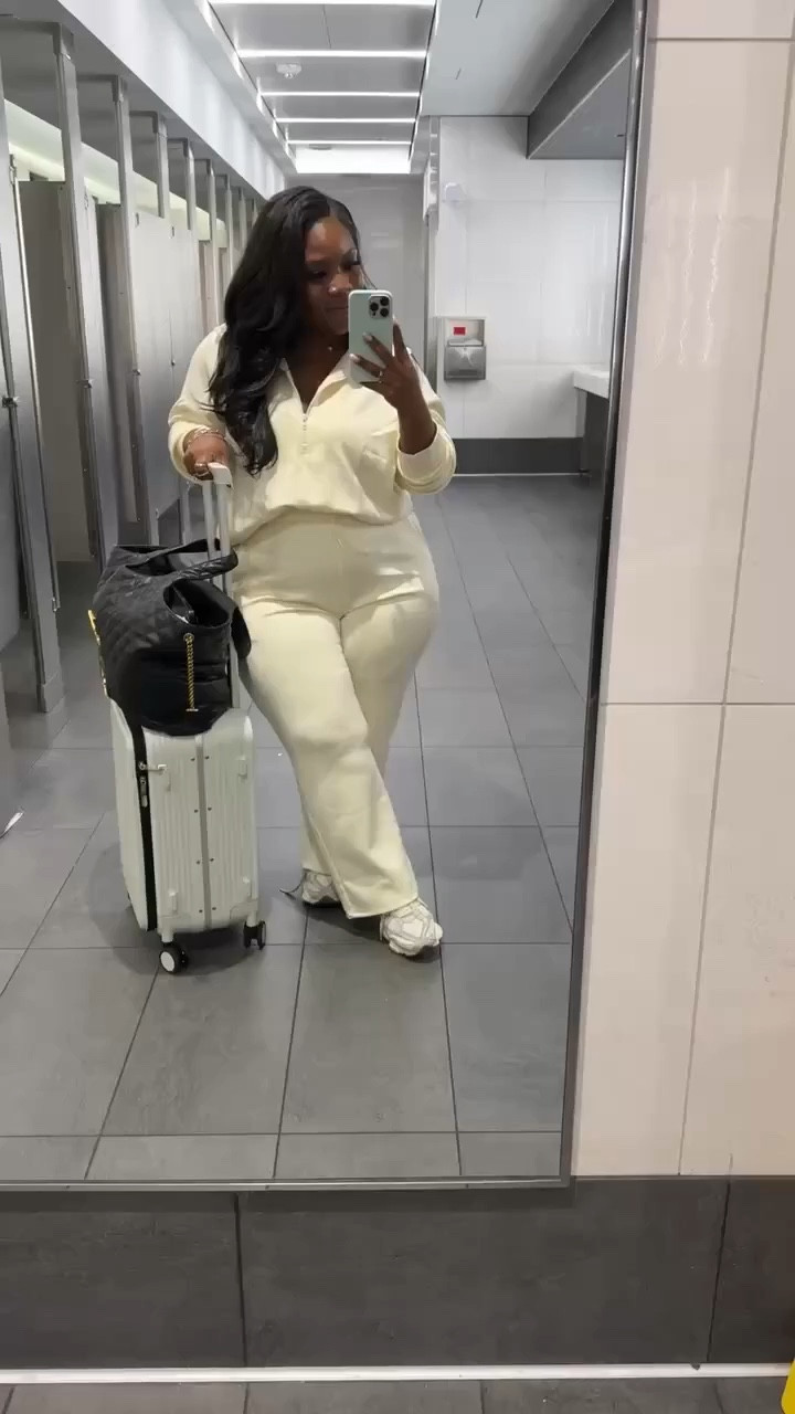 My go-to travel fit is 22% off! So comfy yet chic ✨

Suitcase is also 15% off! 

#LTKTravel #LTKMidsize #LTKPetite