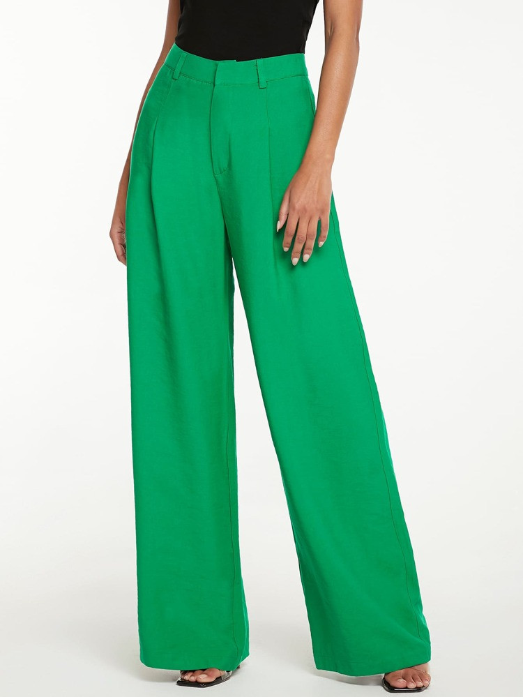 SHEIN Tall High Waist Wide Leg Pants | SHEIN