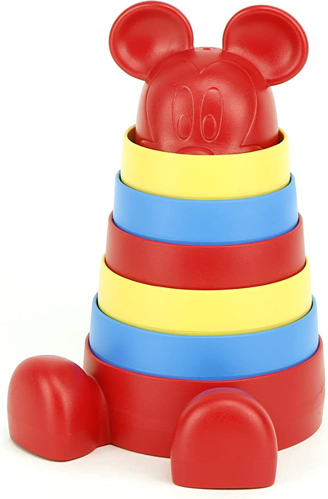 Green Toys Disney Baby Exclusive - Mickey Mouse Stacker, Red | Amazon (US)