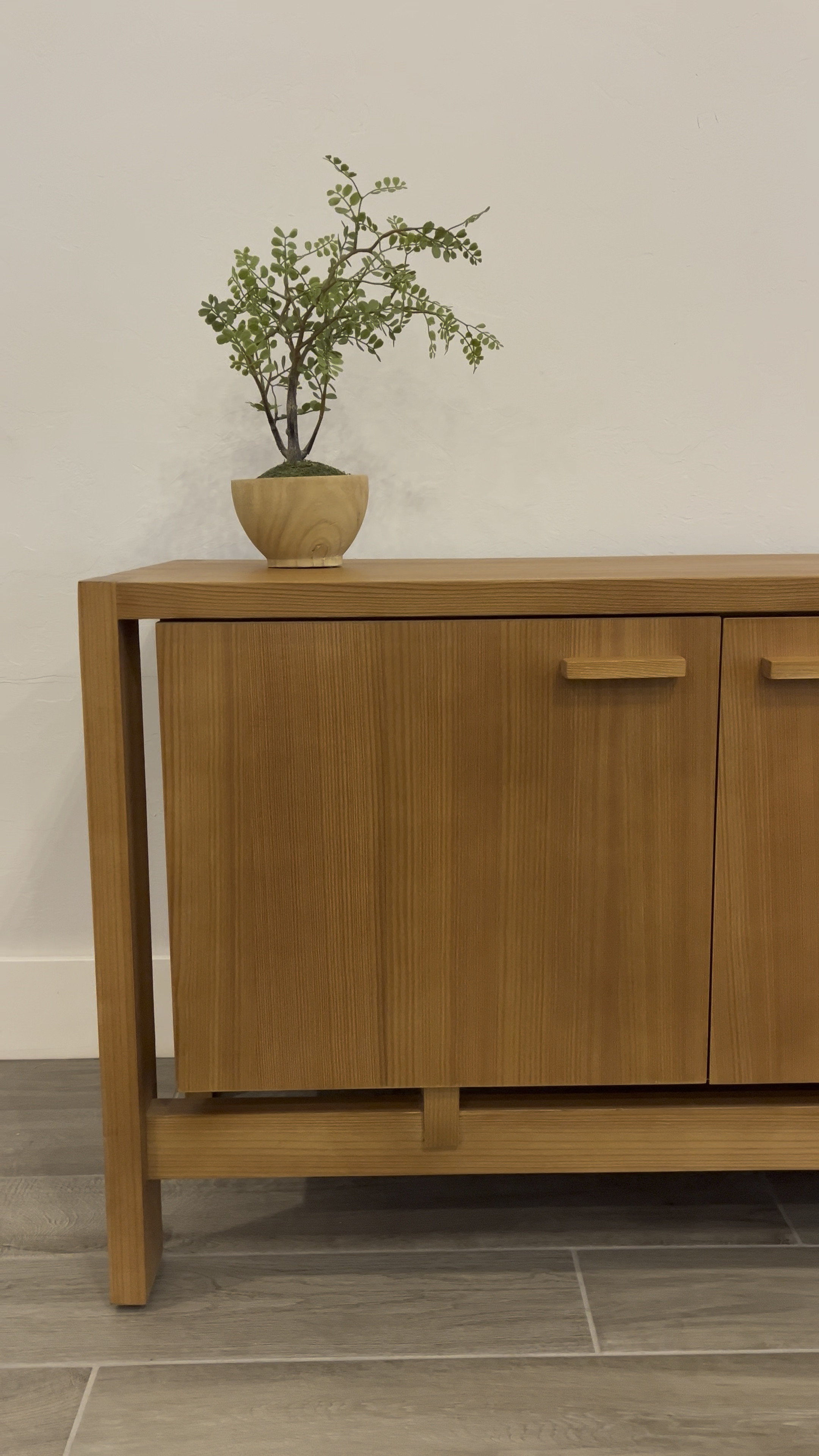 Contract grade media console. #japandi #minimalism 

#LTKWatchNow #LTKHome