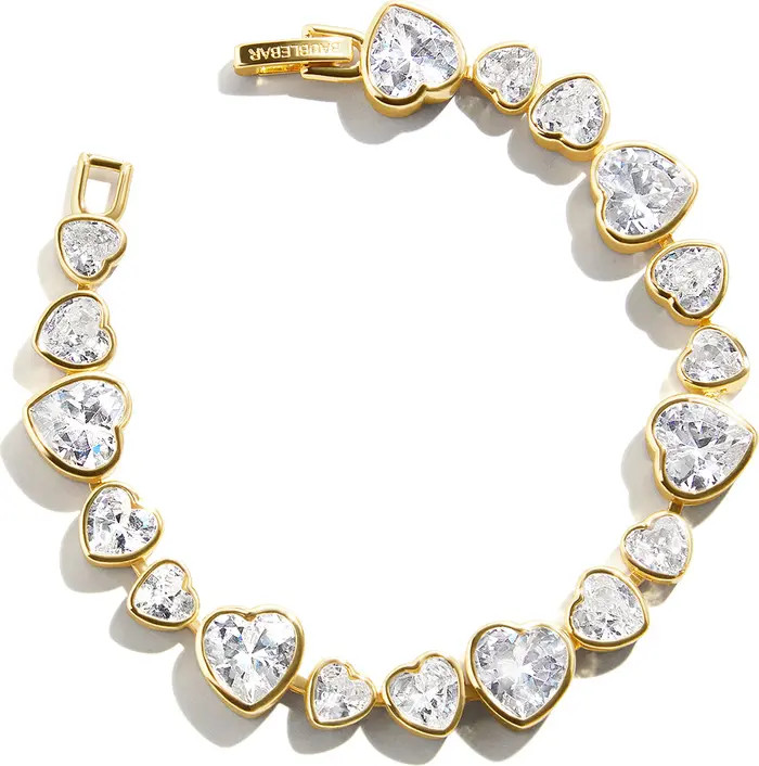 BaubleBar Zadie Heart Tennis Bracelet | Nordstrom | Nordstrom