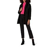 Amazon Essentials Women's Teddy Bear Fleece Oversized-Fit Lapel Jacket (Previously Daily Ritual), Black, Medium | Amazon (US)