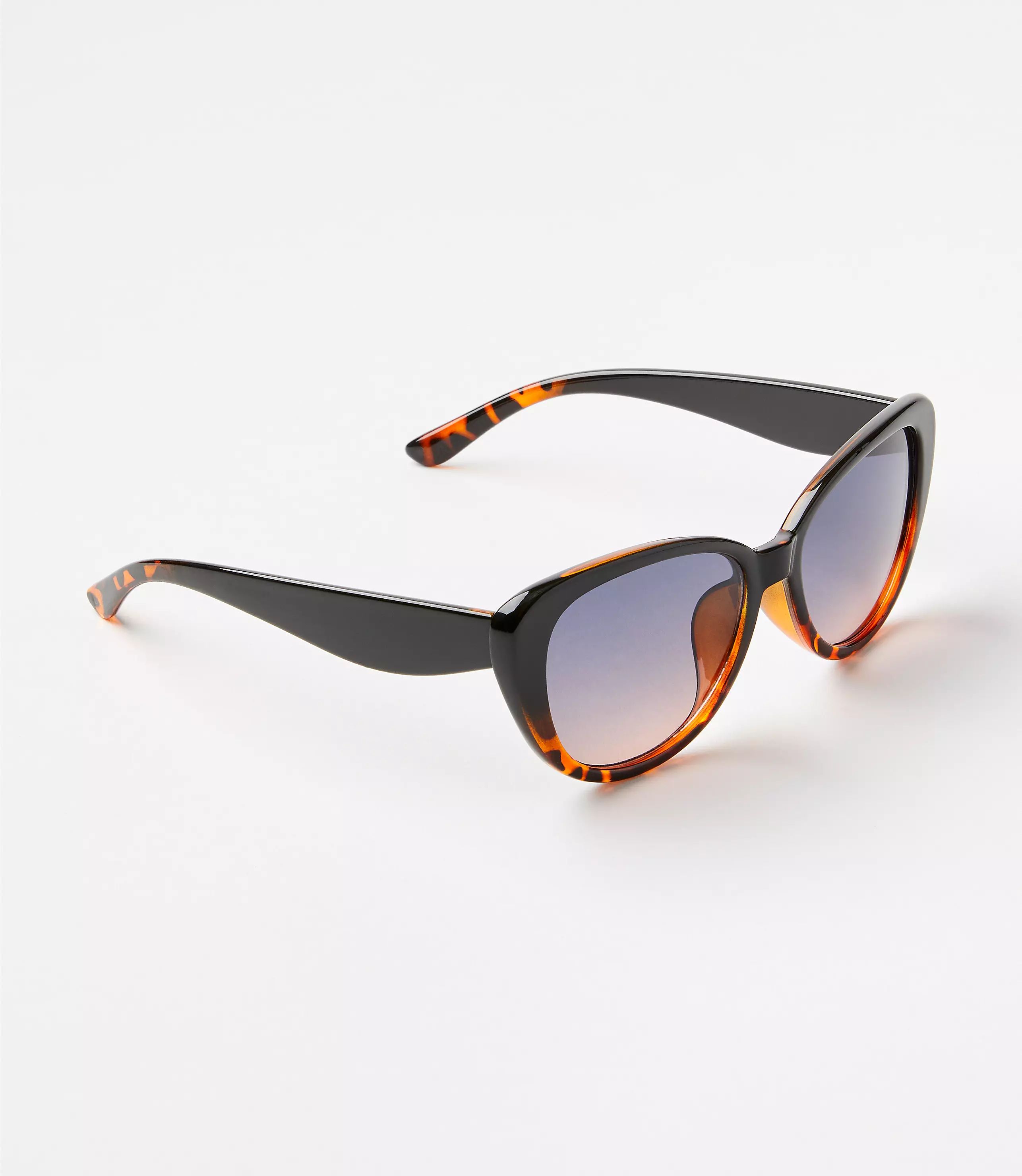 Gradient Tortoiseshell Print Cateye Sunglasses | LOFT