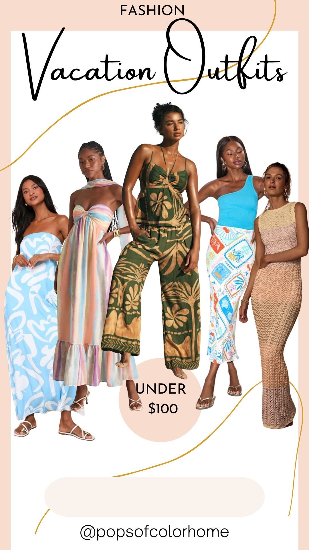 Vacation outfits under $100 perfect for spring break and beach vacations 

#LTKSeasonal #LTKSwim