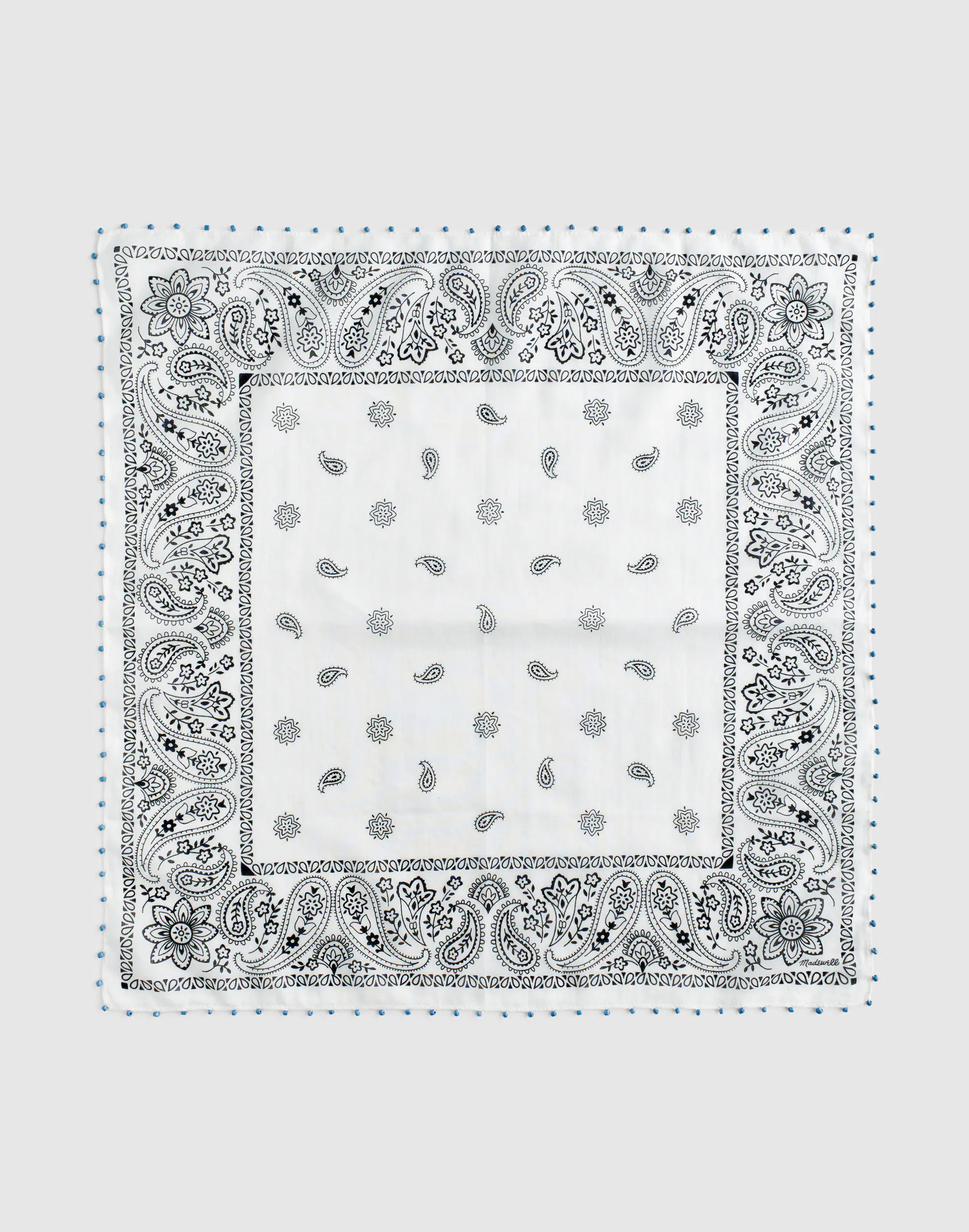Beaded Bandana in Cotton Blend | Madewell