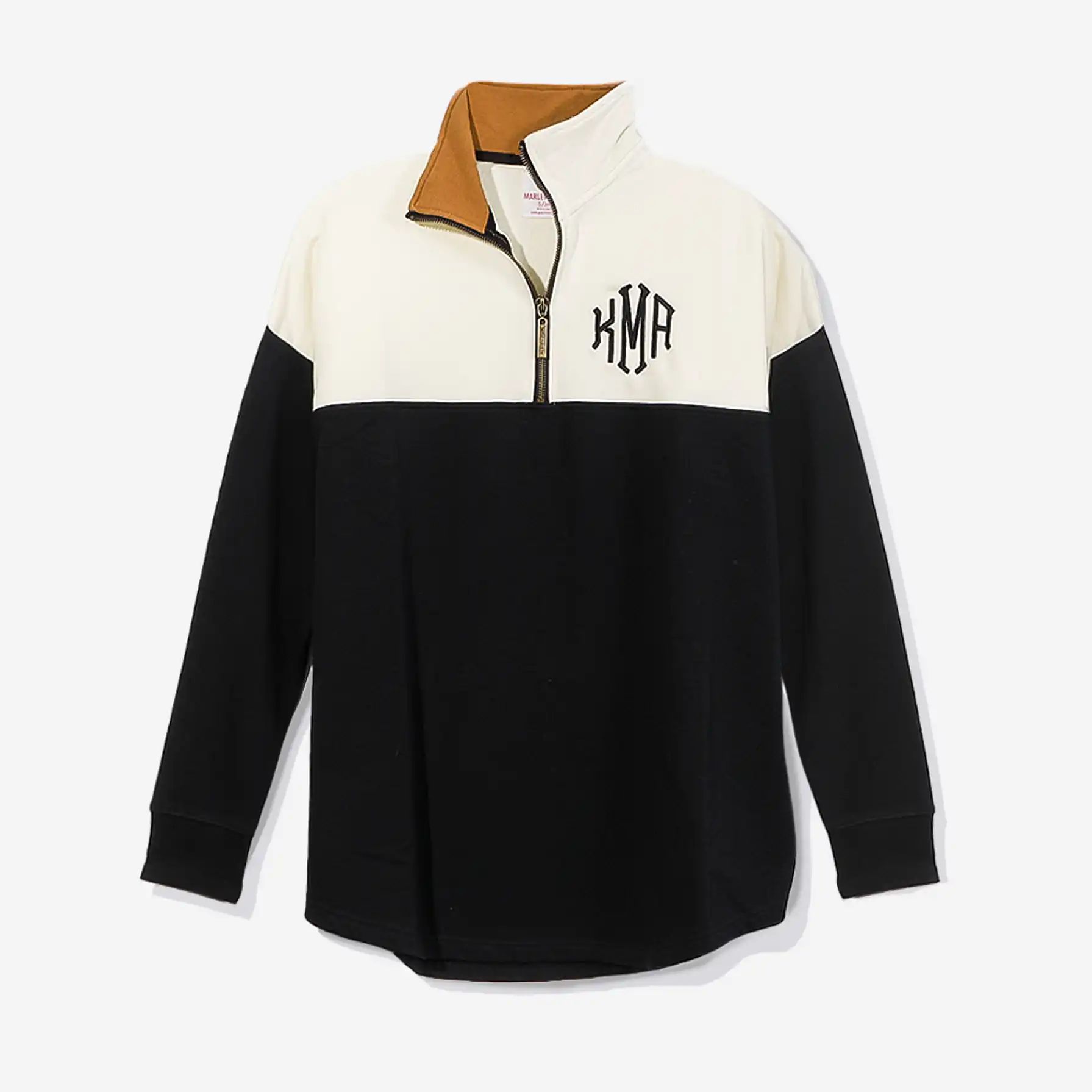 Monogrammed Quarter Zip Sweatshirt | Marleylilly