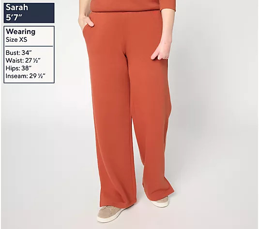 Make Your Selection: Peace Love World Regular French Terry Full Leg Pants | QVC