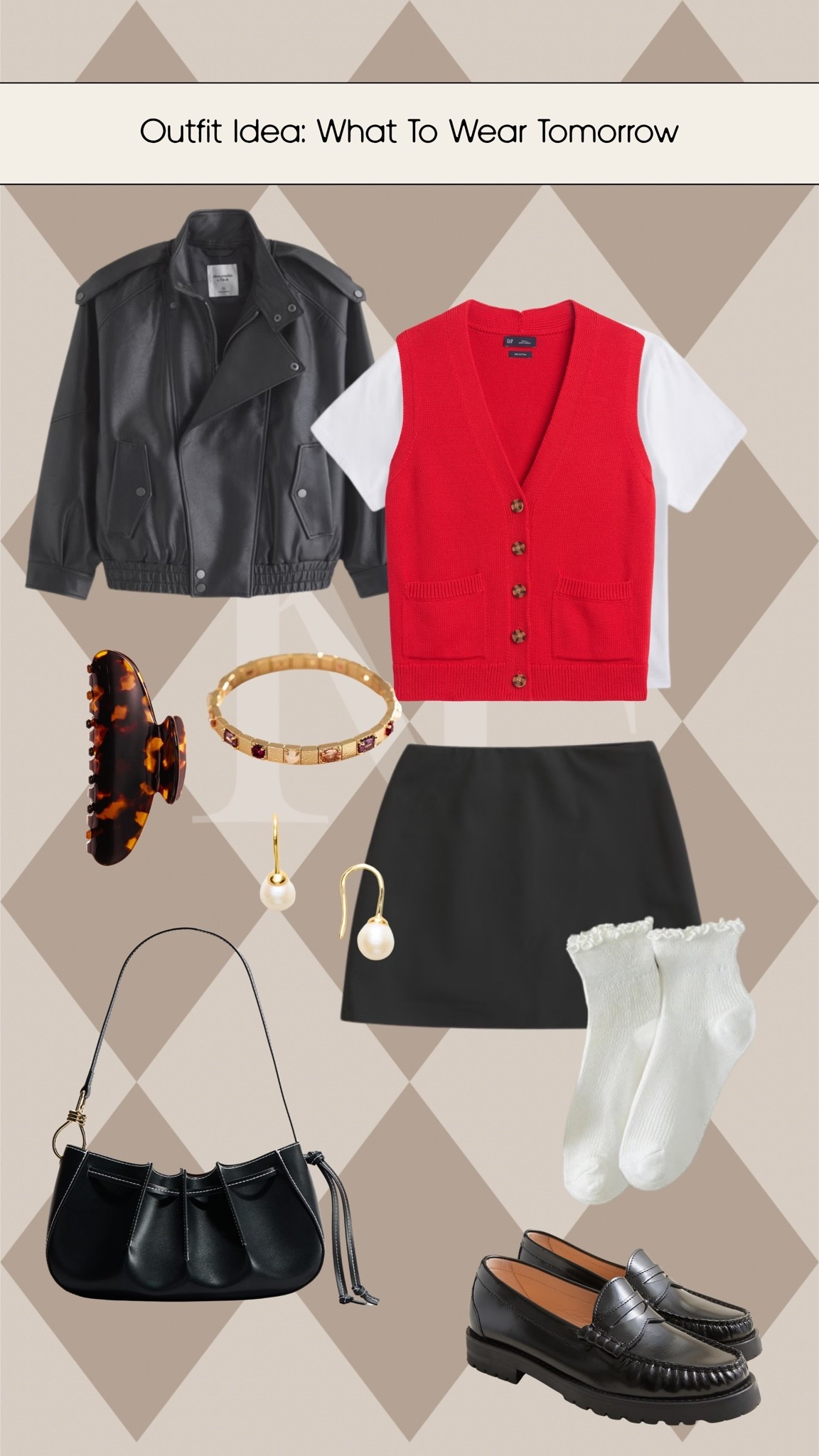 Fall outfit idea: mini skirt loafer combo 

If you live somewhere a bit warmer and struggle to dress for fall, this is the perfect outfit! A mini skirt, tshirt, and sweater vest screams fall without the layers. Pair with a leather jacket for colder mornings :)


@abercrombie

Fall fashion ideas, season outfits, leather, pops of color

#LTKootd #LTKgrwm #LTKSeasonal