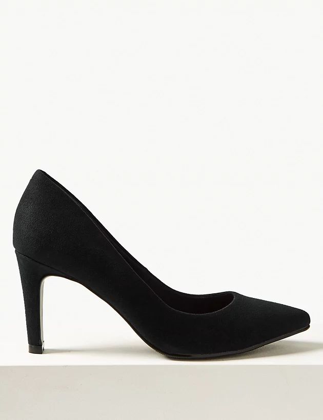 Stiletto Heel Pointed Toe Court Shoes | Marks & Spencer (UK)