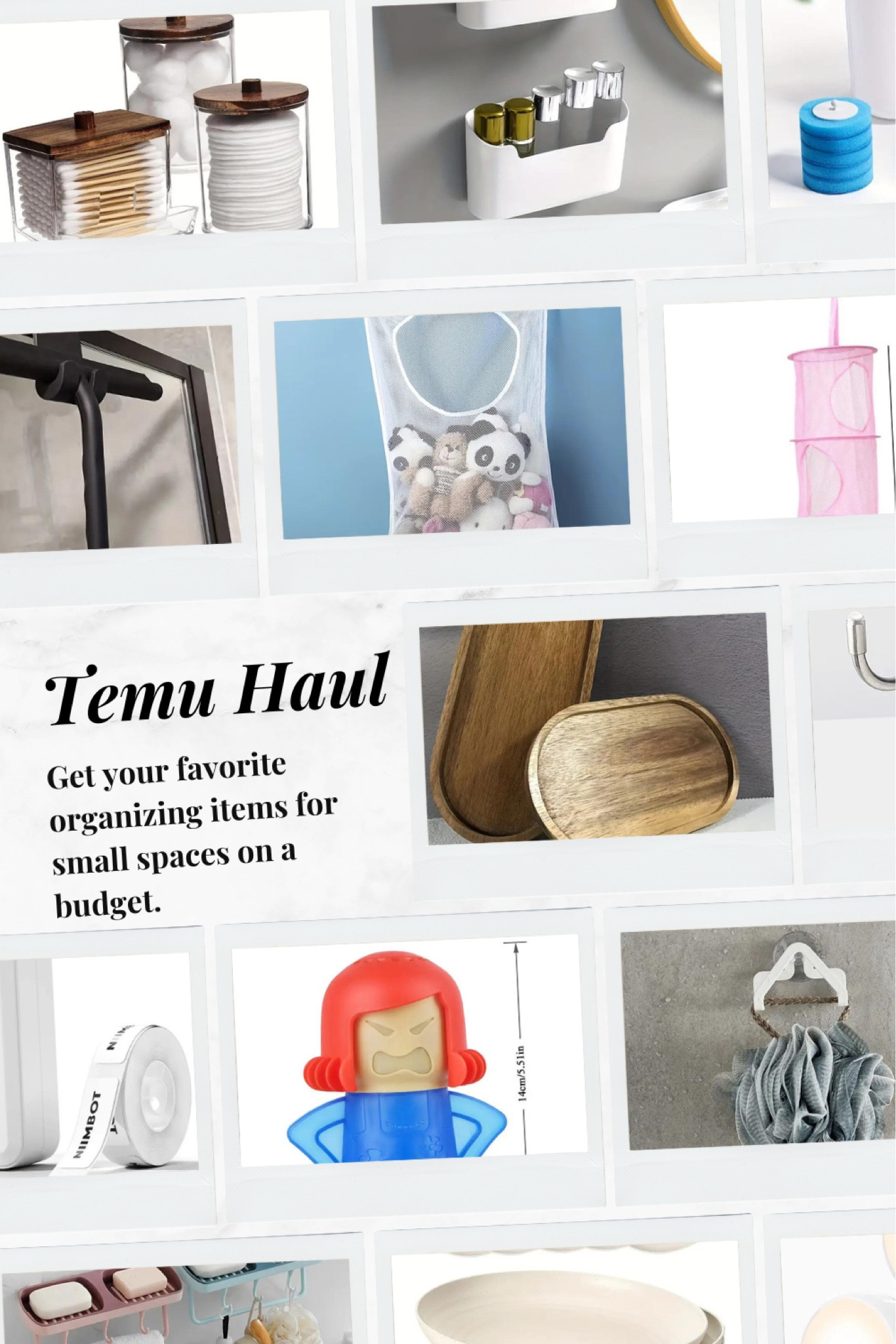 Temu Organizing Items for small spaces or in our case a camper  