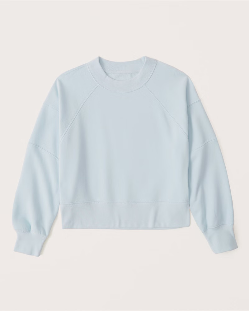 Women's 90s Sharkbite Graphic Crew Sweatshirt | Women's Tops | Abercrombie.com | Abercrombie & Fitch (US)