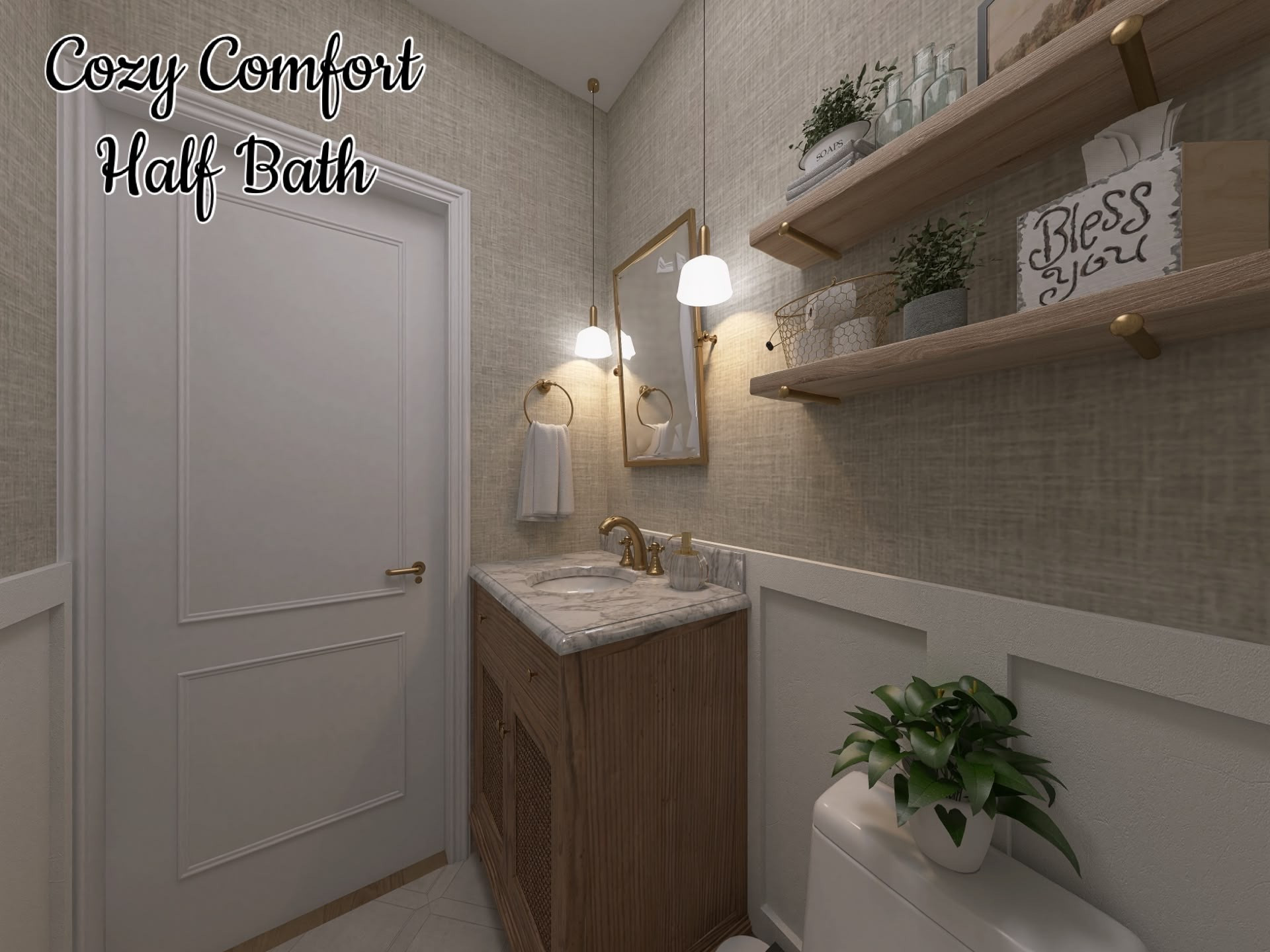Designed by Olivia
Cozy Comfort Half Bath

#LTKmomlife #LTKSeasonal #LTKHome